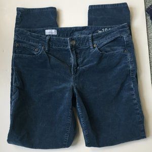 Women's Gap Stretch Midrise Always Skinny Cords 31